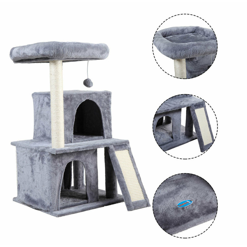 Tucker Murphy Pet™ 34" Johana Furniture Kitten Activity Tower Cat Tree